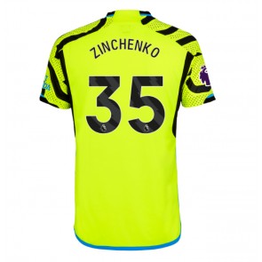 Arsenal Oleksandr Zinchenko #35 Koszulka Wyjazdowych 2023-24 Krótki Rękaw